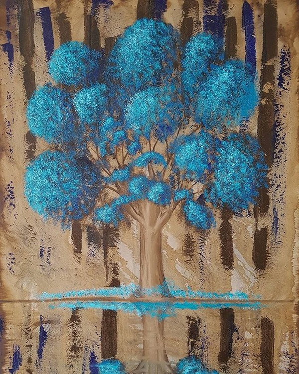 The blue tree