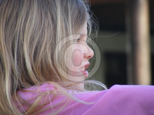 Staring Little Girl