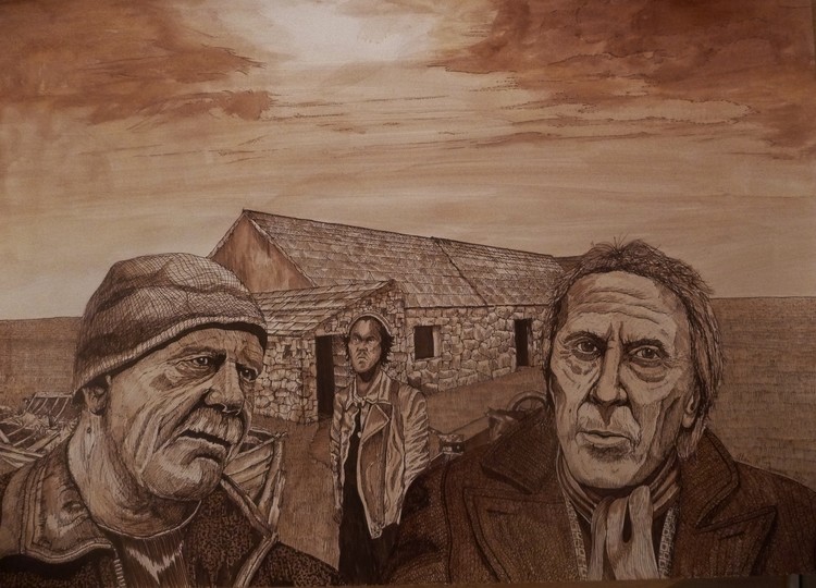Three Men on Stroma