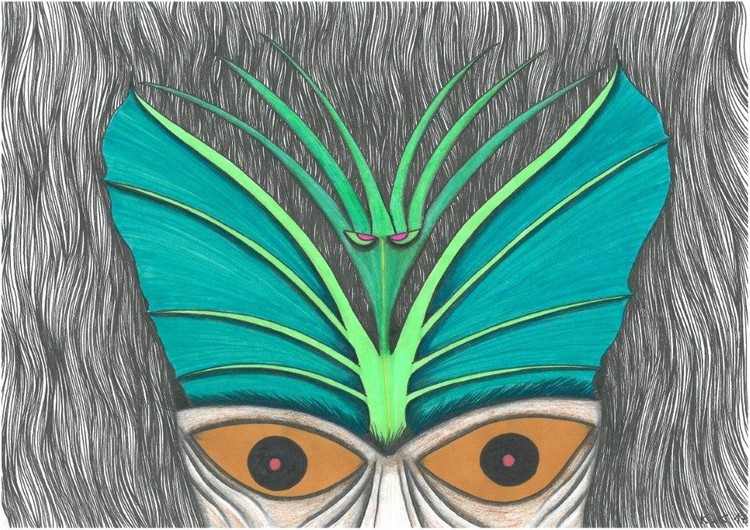 Original elf, amateur drawing, story from Fantasy world
