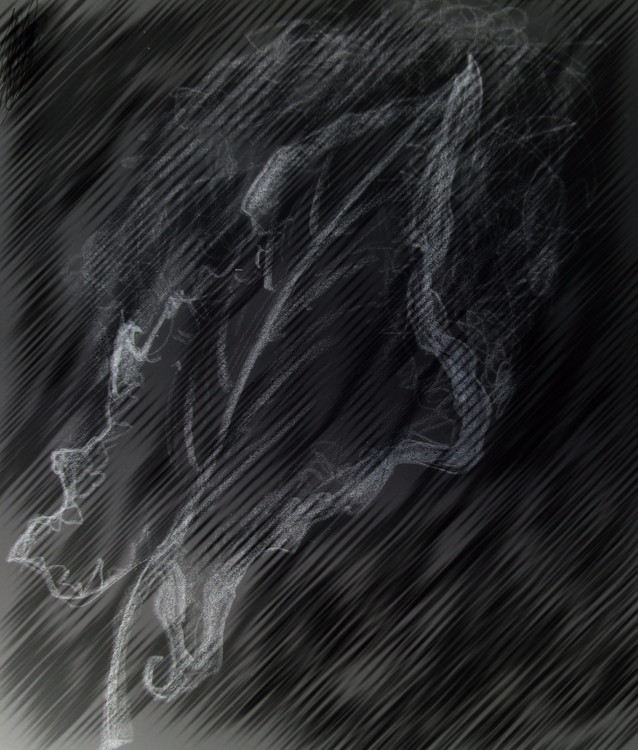Leaves in the smoke