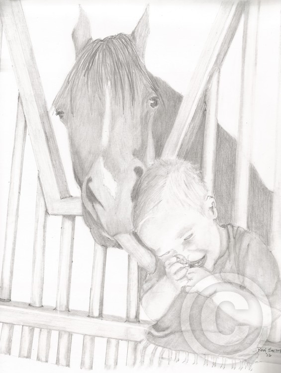 Boy and his horse