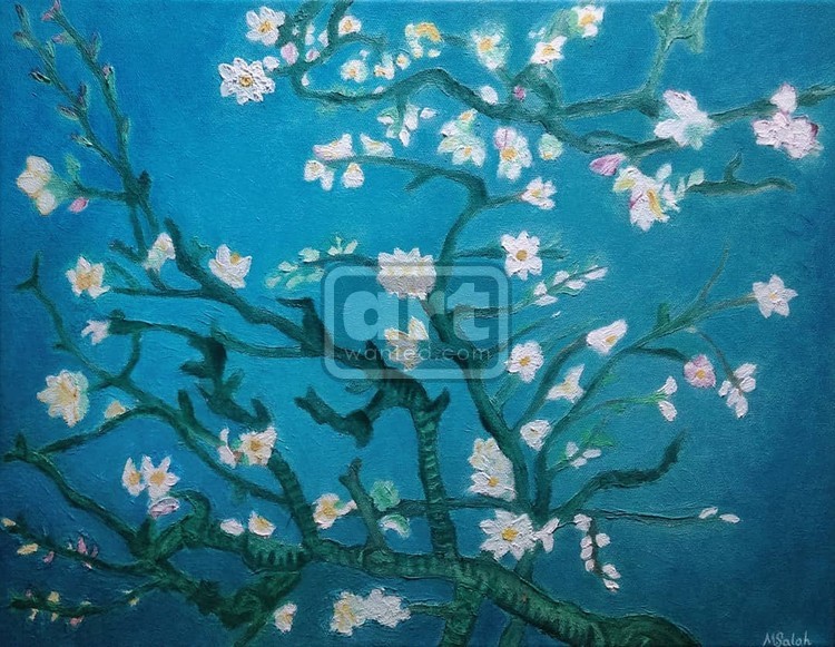 Almond Blossom Oil Painting