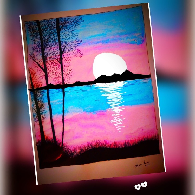 Color pencil art.. 