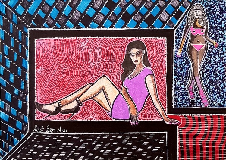 Realistic art from Israel jewish woman by Mirit Ben-Nun