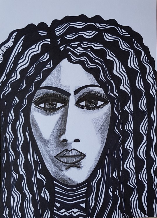 Visual artistic modern color drawings