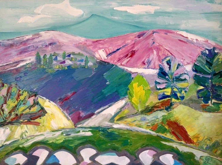 Baikal region. The Sayan mountains