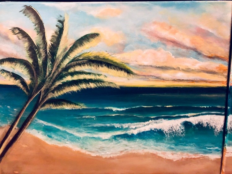 Waves and Palms