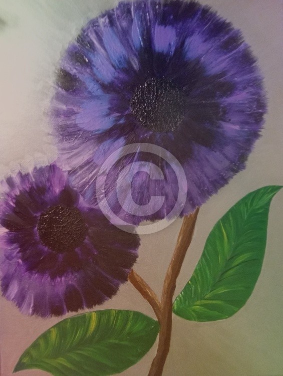 Purple flowers