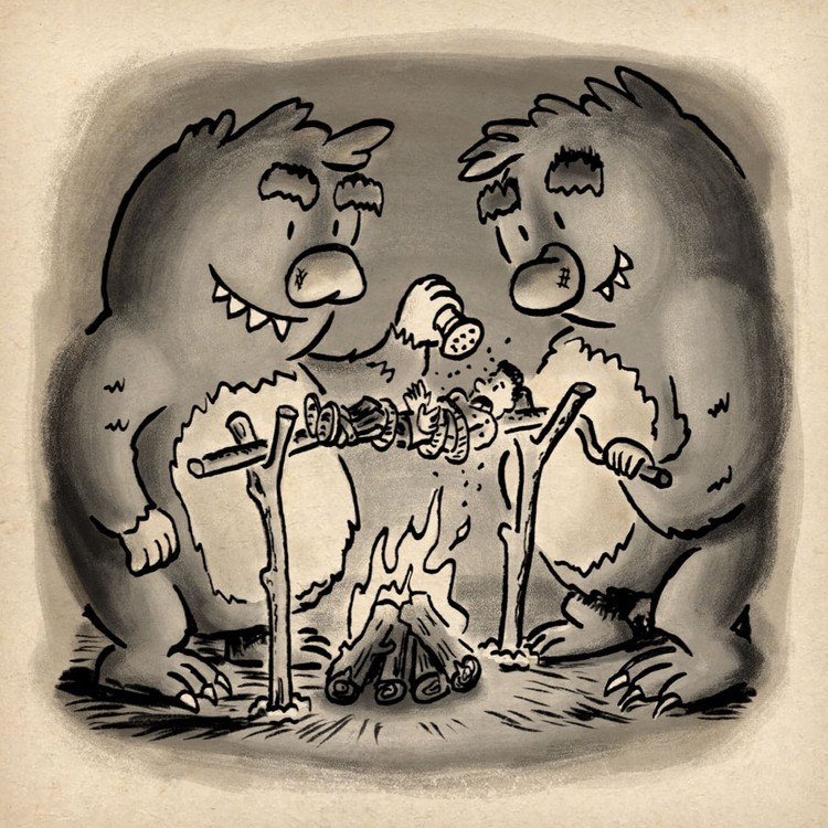 Roasted | Inktober Day 3