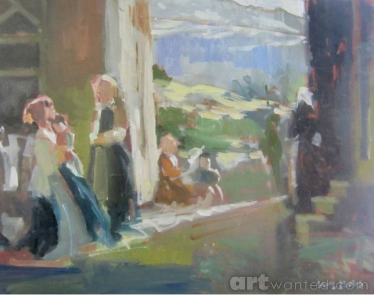 Peasant Women in conversation after Banti