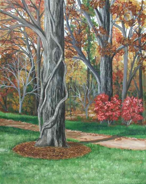 Tree with Vines