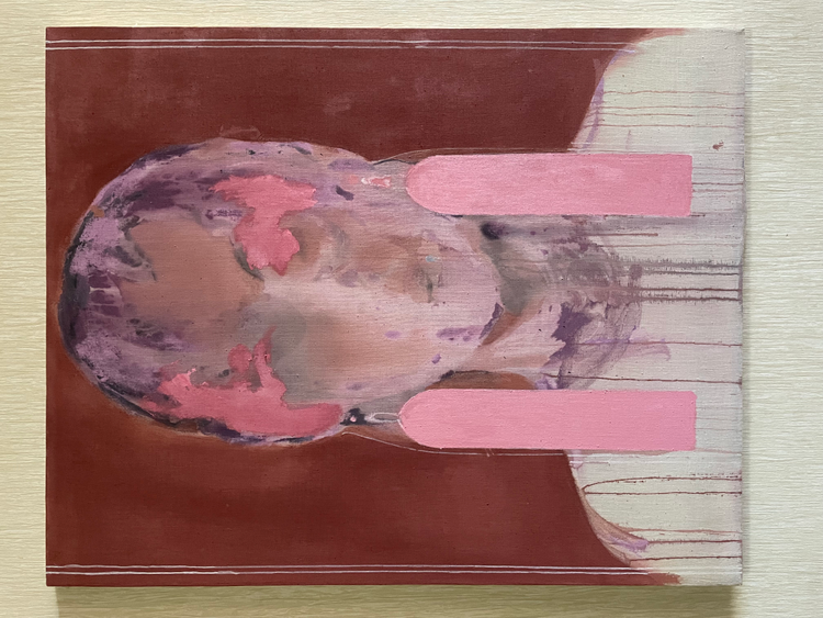 Contemporary abstract painting  by gela mikava