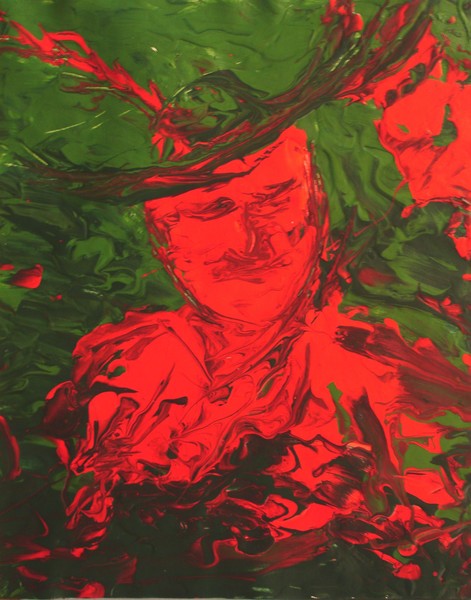 Feather in my Cap Fingerpainting