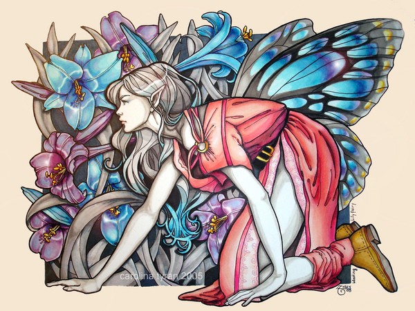 Waiting Lily fairie