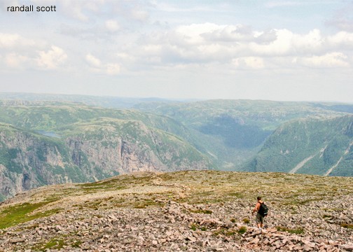 A road well travelled (top of Gros Morne)