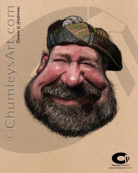 Tommy H Hyndman Caricature