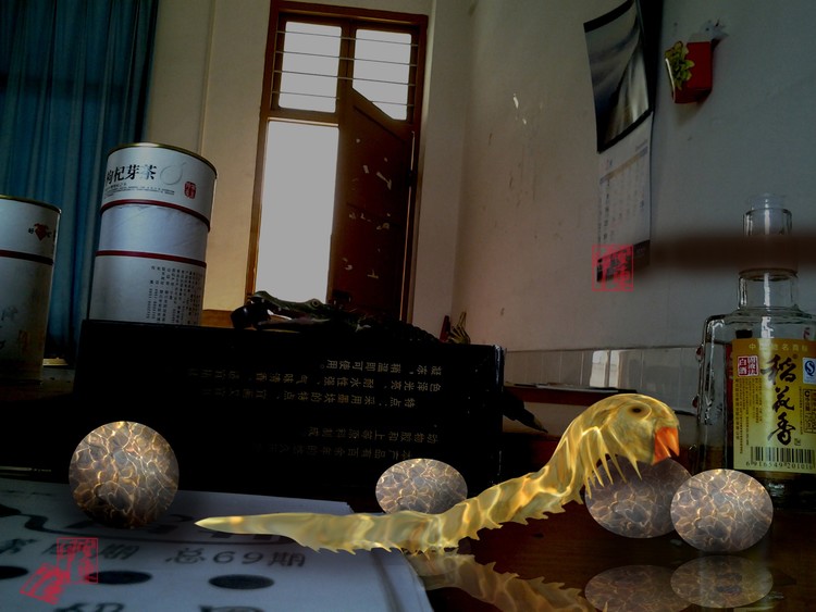 Stony Balls and Worms on My Desk