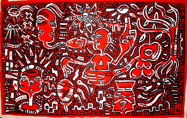 Acrylics on Canvas: 