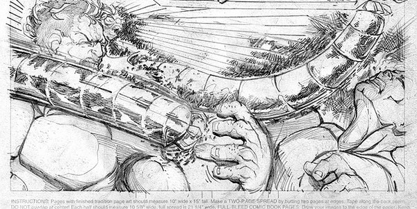 Hulk vs Doc Ock pg 1 bottom