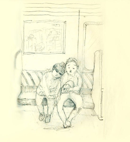 a boy and his sister
