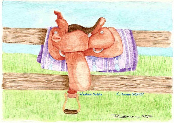 western saddle