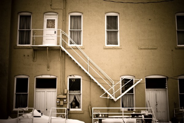 back stairs