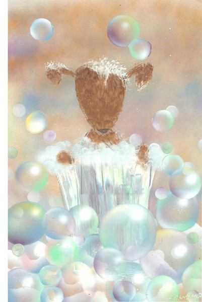 puppy bubble bath