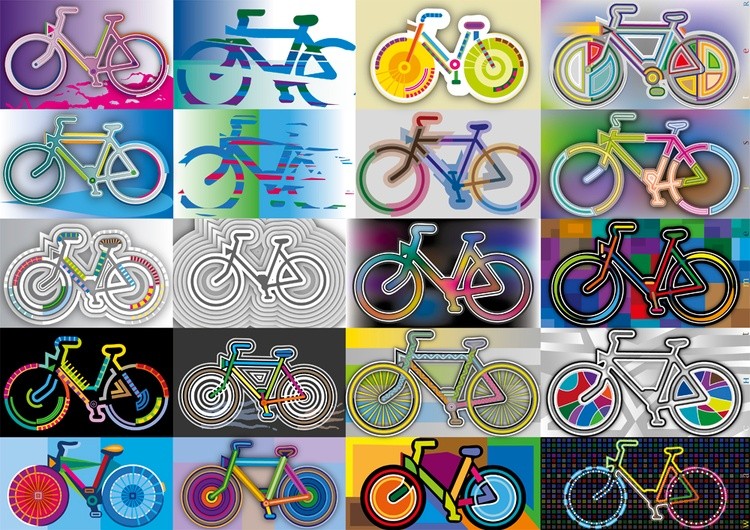Collage Of Bicycles (2025)