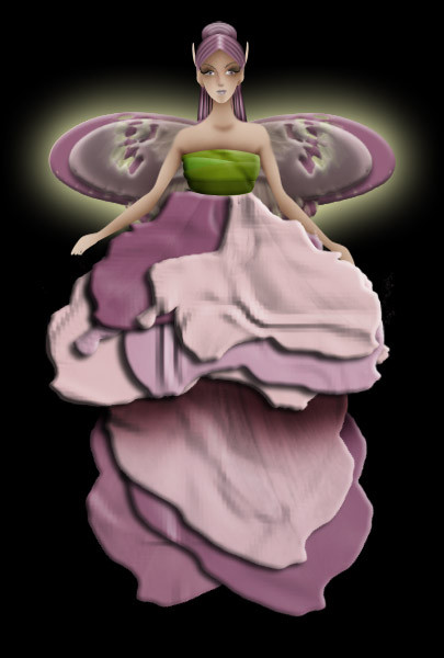 Pink Butterfly Fairy