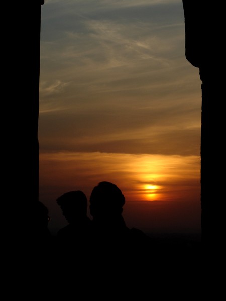 sunset at Gulkunda Fort,Hyderabad.India