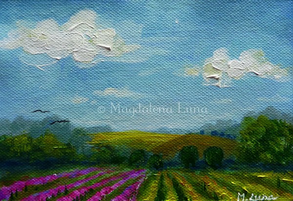 In the fields