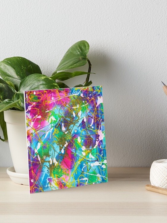 Art board print designed by Veera Zukova. available on Redbubble worldwide