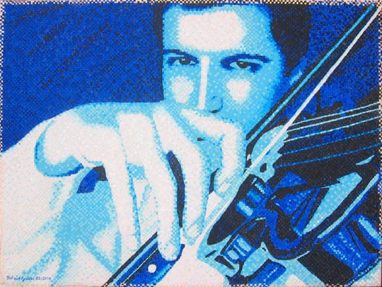 carlo alberto plays the violin
