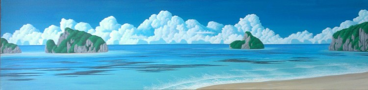 clouds on sea