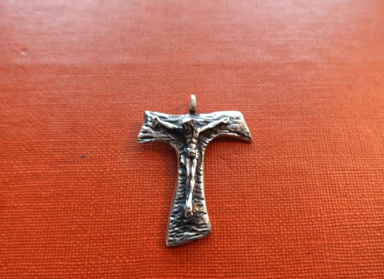 Tau Cross Pendant  Silver  Mirek Gomolka Art