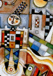 Musician wandering