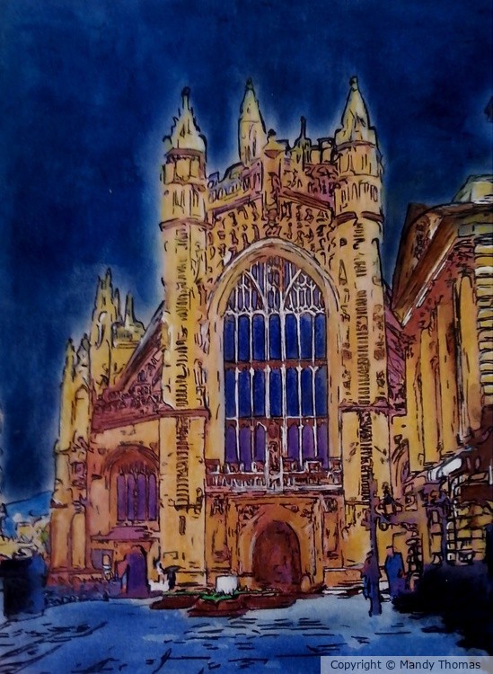 BATH ABBEY by Mandy Thomas