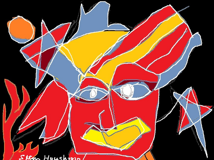 HAIL-- the PRESIEDENT OF THE UNITED STATES,,,,(c) 2020...elton houck...digital ELECTION NIGHT ART...