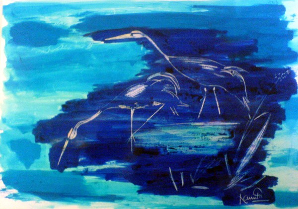 out of the blue
