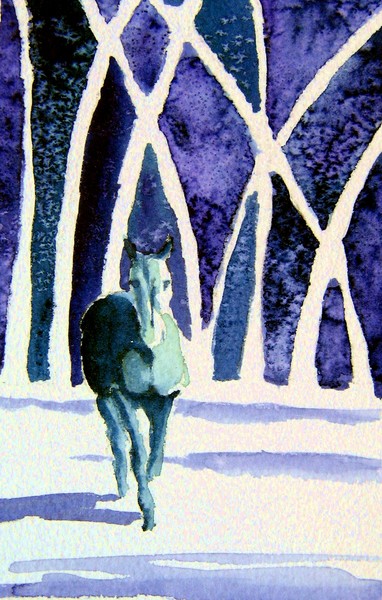 Winter Violets #8