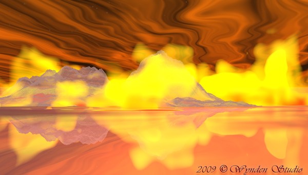 Flaming Planet