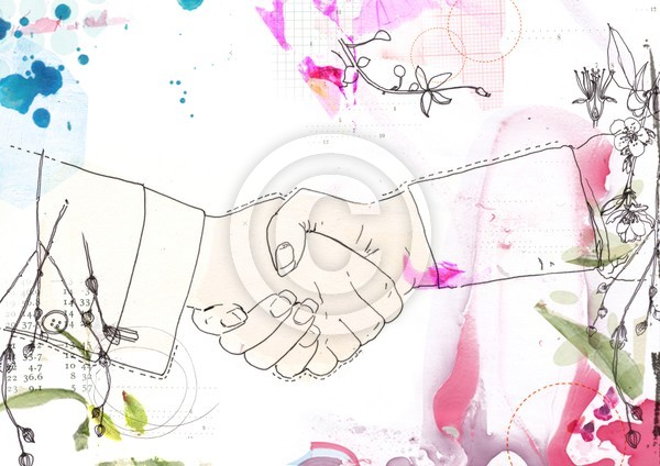 addenda capital / shaking hands
