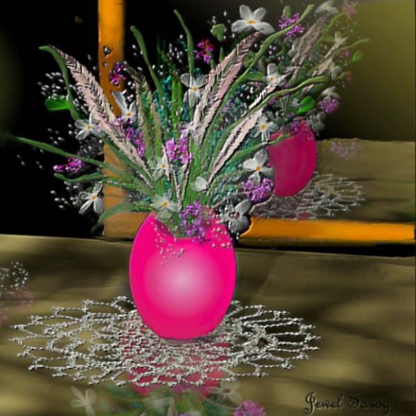 Flowers in Reflection