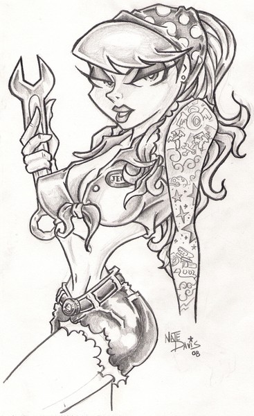 mechanic__pin-up