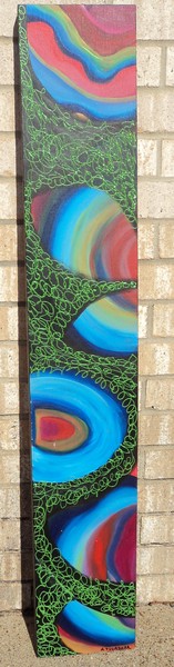 Abstract Panel Painting