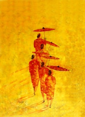 Monks  Mural