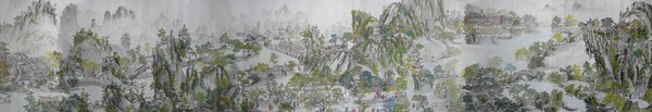 A part of Giant Traditional Chinese Painting