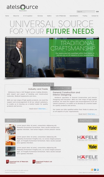 Atelsource Website Mode designs