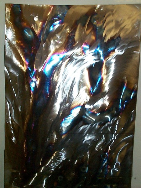 Waterfall in stainless steel